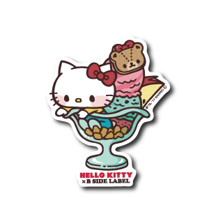Sanrio - Parfait Hello Kitty Small Sticker (B-SIDE LABEL)