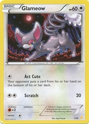Glameow (27) - XY Trainer Kit Pikachu Libre & Suicune