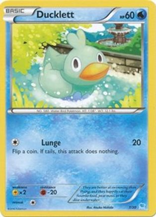Ducklett (24) - XY Trainer Kit Pikachu Libre & Suicune