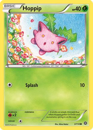Hoppip 3/114 - XY Steam Siege Reverse Holofoil
