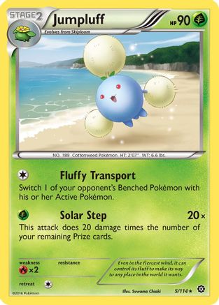 Jumpluff 5/114 - XY Steam Siege Reverse Holofoil