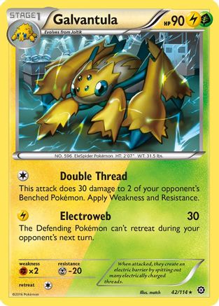 Galvantula 42/114 - XY Steam Siege Reverse Holofoil