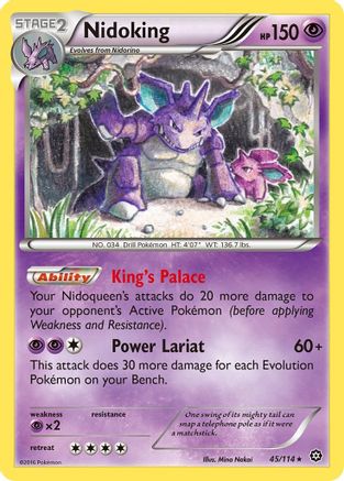 Nidoking 45/114 - XY Steam Siege