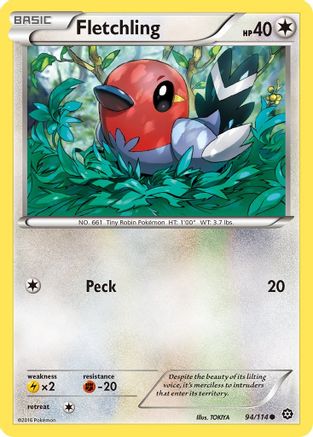 Fletchling 94/114 - XY Steam Siege