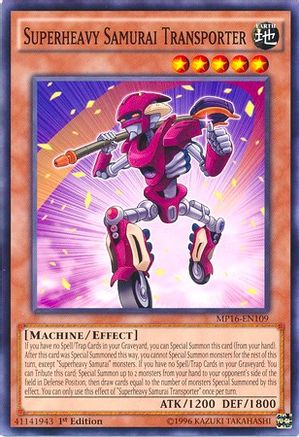 Superheavy Samurai Transporter (MP16-EN109) - 2016 Mega-Tins Mega Pack 1st Edition