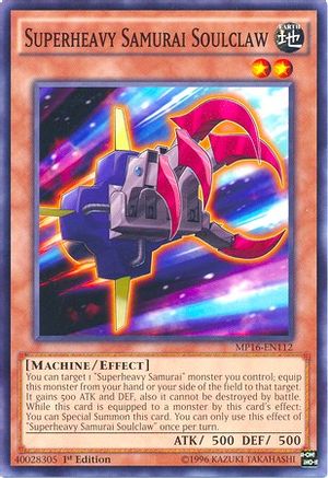 Superheavy Samurai Soulclaw (MP16-EN112) - 2016 Mega-Tins Mega Pack Unlimited