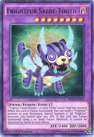 Frightfur Sabre-Tooth (MP16-EN137) - 2016 Mega-Tins Mega Pack Unlimited