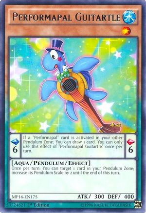 Performapal Guitartle (MP16-EN175) - 2016 Mega-Tins Mega Pack Unlimited