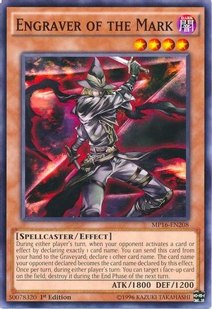 Engraver of the Mark (MP16-EN208) - 2016 Mega-Tins Mega Pack 1st Edition