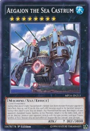 Aegaion the Sea Castrum (MP16-EN213) - 2016 Mega-Tins Mega Pack 1st Edition