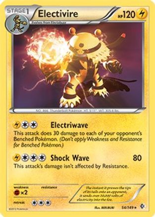 Electivire - 54/149 (BW Boundaries Crossed) - Deck Exclusives