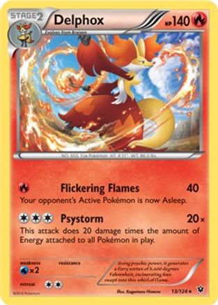 Delphox - 13/124 (XY Fates Collide) - Deck Exclusives
