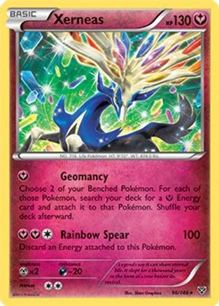 Xerneas - 96/146 (Cracked Ice Holo) - Deck Exclusives Holofoil