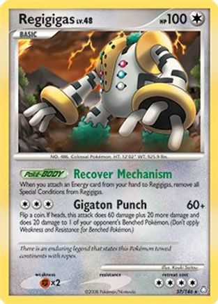 Regigigas - 37/146 (DP Legends Awakened) - Deck Exclusives Holofoil