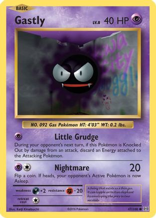 Gastly 47/108 - XY Evolutions