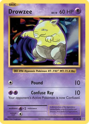 Drowzee 49/108 - XY Evolutions