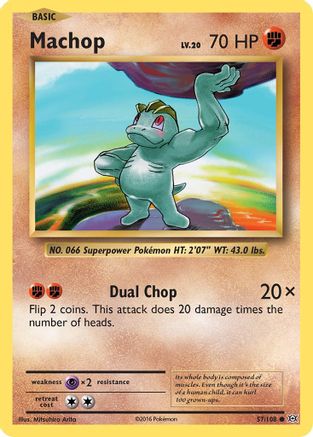 Machop 57/108 - XY Evolutions
