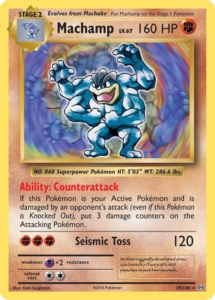 Machamp 59/108 - XY Evolutions Holofoil