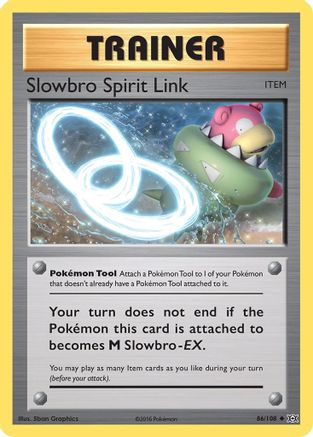 Slowbro Spirit Link 86/108 - XY Evolutions Reverse Holofoil