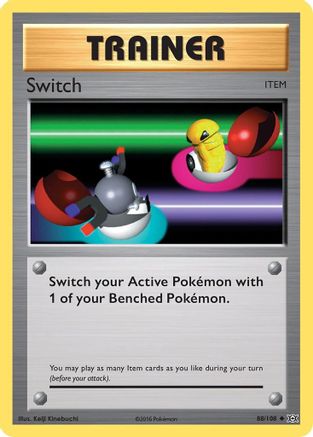 Switch 88/108 - XY Evolutions Reverse Holofoil