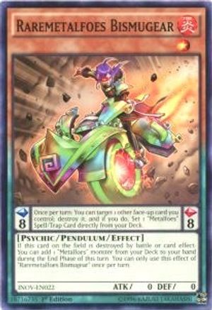 Raremetalfoes Bismugear (INOV-EN022) - Invasion: Vengeance 1st Edition