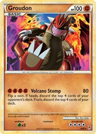 Groudon - 6/95 (Call of Legends) - Deck Exclusives