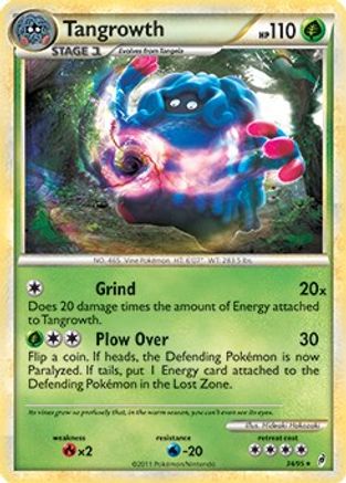 Tangrowth - 34/95 (Call of Legends) - Deck Exclusives Holofoil