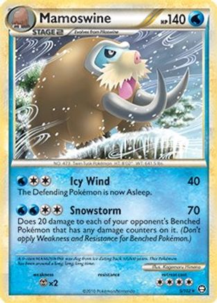 Mamoswine - 5/102 (Cracked Ice Holo) - Deck Exclusives Holofoil