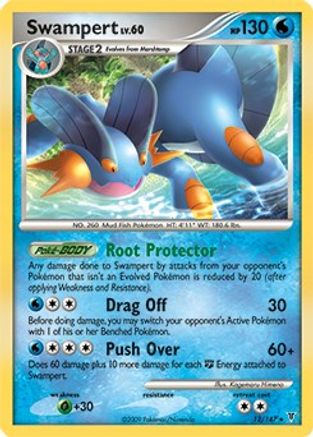 Swampert - 12/147 (DPPt Supreme Victors) - Deck Exclusives