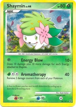 Shaymin - 38/127 (DPPt Platinum) - Deck Exclusives Holofoil