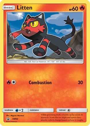 Litten - SM02/248 - SM Promos Holofoil