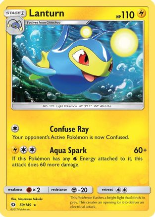 Lanturn 50/149 - SM Base Set