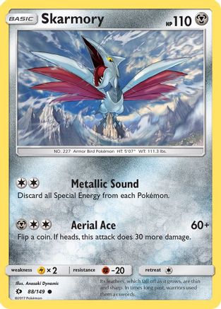 Skarmory 88/149 - SM Base Set