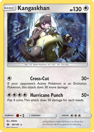 Kangaskhan 99/149 - SM Base Set Holofoil