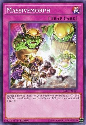 Massivemorph (RATE-EN080) - Raging Tempest 1st Edition