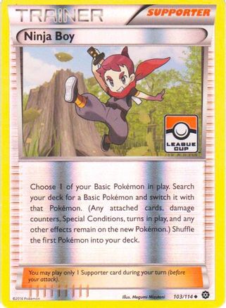 Ninja Boy - 103/114 (League Cup) - League & Championship Cards Reverse Holofoil