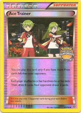 Ace Trainer - 69/98 (Regional Championships) - League & Championship Cards Reverse Holofoil