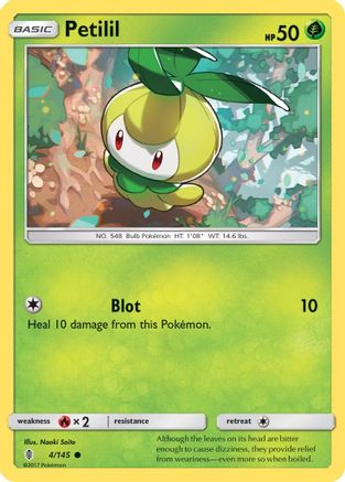 Petilil 4/145 - SM Guardians Rising Reverse Holofoil
