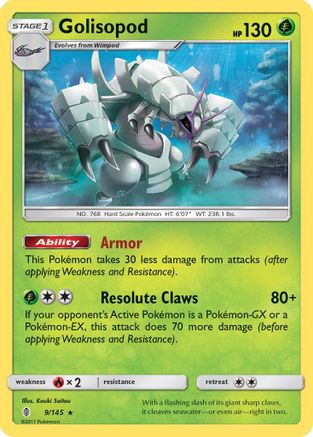Golisopod/145 - SM Guardians Rising Holofoil