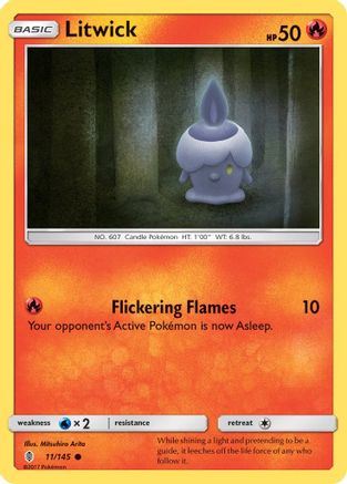 Litwick 11/145 - SM Guardians Rising