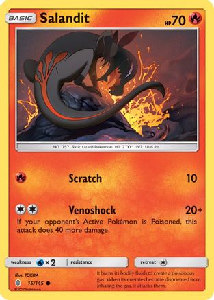Salandit/145 - SM Guardians Rising Reverse Holofoil