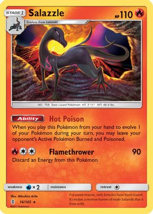 Salazzle/145 - SM Guardians Rising Reverse Holofoil