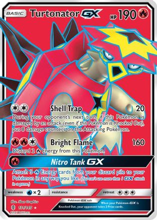 Turtonator GX (Full Art)/145 - SM Guardians Rising Holofoil