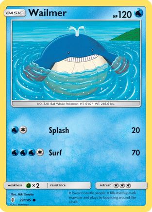 Wailmer 29/145 - SM Guardians Rising Reverse Holofoil