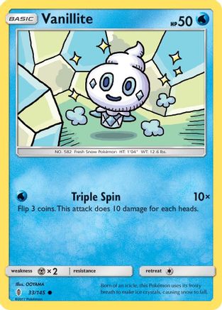 Vanillite 33/145 - SM Guardians Rising