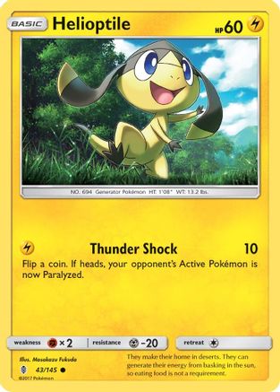Helioptile/145 - SM Guardians Rising