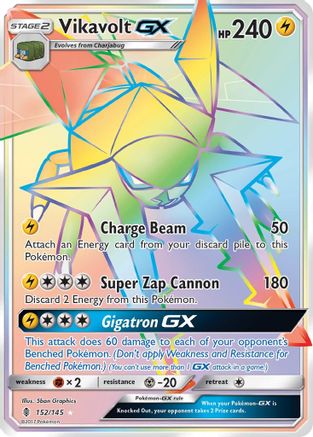 Vikavolt GX (Secret)/145 - SM Guardians Rising Holofoil