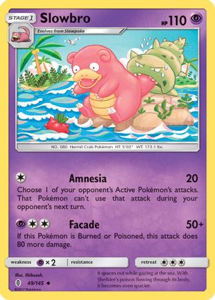Slowbro 49/145 - SM Guardians Rising