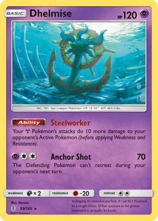 Dhelmise 59/145 - SM Guardians Rising Holofoil