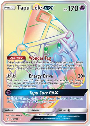 Tapu Lele GX (Secret)/145 - SM Guardians Rising Holofoil